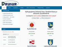 Tablet Screenshot of drusur.sk